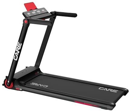 CARE FITNESS - Laufband – Jog XP – Höchstgeschwindigkeit 14 km/h – 5 integrierte Funktionen – bequem & ergonomisch – 24 Programme – leiser Motor