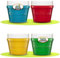 ChildGen Knete Play Dough, ungiftig, 100% natürliche Inhaltsstoffe, vegan Knete, Lebensmittelqualität, Kinderknete, Knete ab 2 Jahre, Knetezubehör, Knetset, Knete -Set, Spielknete - 4 x 125g