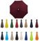 2m-3.5m Replacement Parasol Canopy, Umbrella Replacement Fabric, UPF 50+ Garden Parasol Replacement Canopy, Outdoor Replacement Fabric, 6/8 Rib for Garden Umbrella (Claret,6ribs:3.0m/9.8ft)