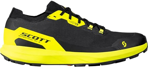 SCOTT Herren Supertrac RC 3 Schuhe, Black-Safety Yellow, 47