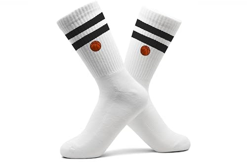 Shirtracer Tennissocken Basketball | Korb, Basketballfan, Damen, Herren, mit Motiv, Retro, bedruckt, lustig, cool, Fun, College, Geschenk