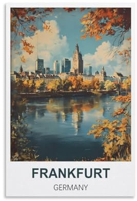 1000-Teile-Puzzle, Frankfurt am Main, Deutschland, 1000-Teile-Puzzle für Erwachsene und Kinder, klassisches Familienpuzzle für drinnen, 38 x 26 cm