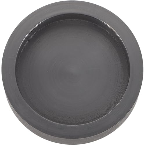 Graphit Gießform Rund für Metall, 10ml, 50mm, Schwarz