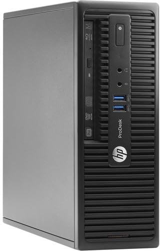 HP ProDesk 400 G2 SFF Desktop PC, Intel Core i3-4170, 8GB RAM, 128GB SSD, US QWERTY Tastiera Wifi, Bluetooth, Windows 11 Pro (Ricondizionato)
