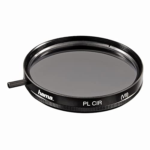 Hama Filtre polarisant (circulaire, Traité, 82mm, 2 couches par face) Noir