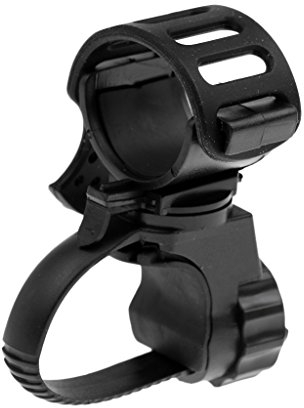 Gazechimp Soporte de Linterna de Bici Bicicleta Antorcha Abrazadera Girar 360 Grados de Plástico Avanzado Durable