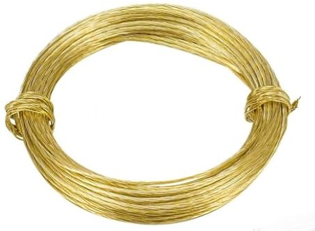 Fort Fasteners Picture Wire Pack of 2 x 3.5M Brass finish