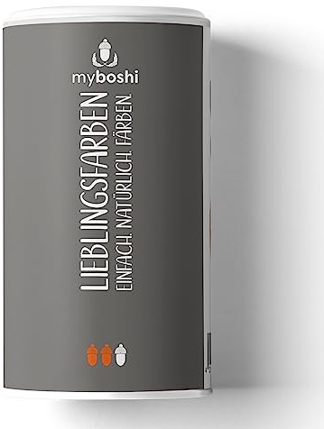 myboshi Lieblingsfarben, Natur-Färbemittel für 100g Wolle, 100% natürliche Farbe, geeignet für Naturwolle und Textilien, Kreativprodukt Lila (Granatapfel), 1 Dose
