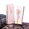 ALLOMN 24K Plaqué or Rose, Fleurs Artificielles de Rose Lumineux Coloré avec Boîte Cadeau Meilleur Cadeau pour la Saint Valentin Fête des Mères Anniversaire de Noël