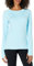 Amazon Essentials Women's Brushed Tech Stretch Long-Sleeve Crewneck Shirt (Available in Plus Size), Sky Blue, XL