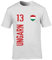 FanShirts4u Herren Fan-Shirt Jersey Trikot - UNGARN/Hungary/MAGYARORSZÁG - T-Shirt inkl. Druck Wunschname & Nummer WM EM (3XL, UNGARN/weiß)