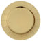 SANTEX 7057-3, Lot de 10 Sous-assiettes brillantes 33cm, Or