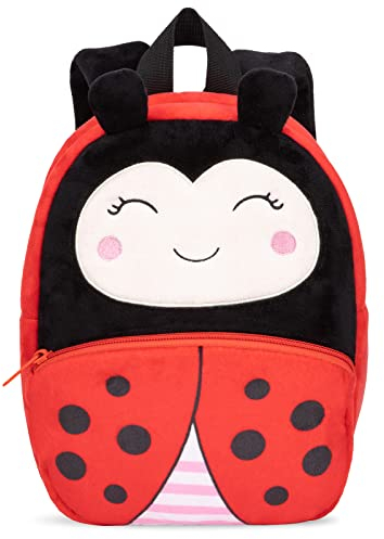 UBORSE Kinderrucksack Kindergarten für Mädchen Jungs Kindergartenrucksack Plüsch Schultasche Niedlich Süße Tiere Mini Cartoon Backpack 2-5 Jahre Kindertasche Vorschule Krippe Kita