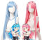 Ram / Rem Cosplay Re:zero Kara Hajimeru Isekai Seikatsu Langes Blaues Rotes Haar Anime Re Life In A Other World From Zero Cosplay W