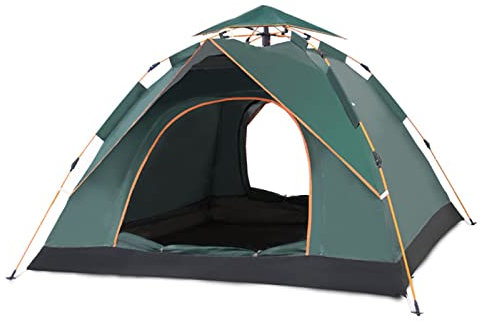 Camping Zelte Automatisches 2-3 Personen Wurf Zelte Wasserdicht Winddicht Familie Kuppel Zelte,Schnell Set-Up Shelter Iglu-Zel,Für Camping Festivals Oder Trekking B,2-3 people
