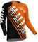 Motocross-Trikot Für Herren | MTB Mountainbike 100% Hochwertiges Polyestergewebe | Atmungsaktives Material, Schnell Trocknend, Antibakteriell |lange ÄrmelJersey (Orange,XS)