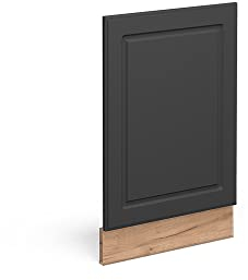 Vicco Frontblende Fame-Line, Anthrazit-Gold/Goldkraft Eiche, 45 cm ohne Arbeitsplatte