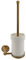 KVSERT Ensemble de brosse WC en laiton antique avec support et tasse en céramique