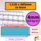 4mm | 10 Stück | 1210x605mm | Löffert® Gewächshausplatten | 800g/m² Polycarbonat | Stegplatte | 4mm 6mm 8mm 10mm | alle Standard-Größen