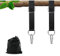 CiciIng Fissaggio per Altalena, Fissaggio per Amaca, 2 x 159 cm, Cinghie per Amaca con 2 moschettoni Pesanti e 1 Custodia, Cinghie in Poliestere per Altalena dell'albero