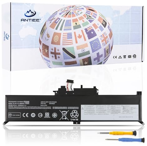 ANTIEE 00HW026 00HW027 Laptop Akku Kompatibel mit Lenovo ThinkPad Yoga 260 Series ThinkPad Yoga 370 Series 01AV432 01AV433 5B10K97589 01AV434 5B10K97590 5B10K97591 15.2V 44Wh