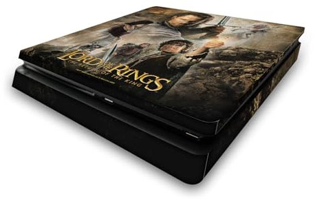 Head Case Designs Officially Licensed The Lord Of The Rings The Return Of The King Main Characters Posters Vinyl Sticker Gaming Skin Decal Cover Compatible With Sony PlayStation 4 PS4 Slim Console