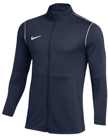 Nike M NK DF Park20 TRK JKT K R Longueur des Hanches, Bleu Nuit/Blanc, L Homme