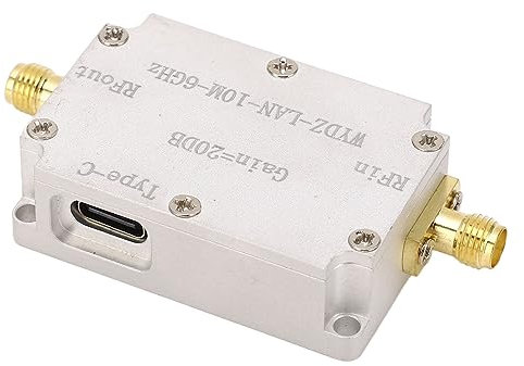 ANKROYU Verstärker Mit Hoher Ebenheit, Rauscharmer Verstärker Mit Hoher Ebenheit, HF-Signaltreiber-Empfänger-Frontend, 20 DB LNa-Verstärker Mit Hoher Verstärkung Für UKW-Radio