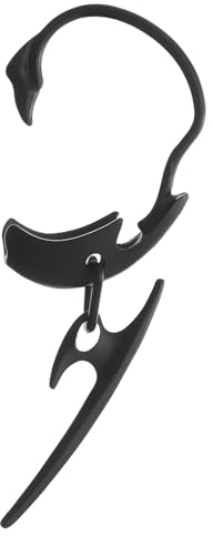 Wendalern Punk Ohrmanschette Cyberpunk Dart Ohrclip Nicht Stechend Dolch Ohr Kletterer Krabbler Ohrringe Unregelmäßig Baumelnd Knorpel Halloween Modeschmuck Für Frauen