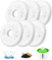 Toaren 6 Stück Katzenbrunnen Filter,Cat Water Fountain Filters,Ersatzfilter Trinkbrunnen für Katze,Aktivkohlefilter Katzenbrunnen Trinkbrunnen für 3L Flower Katzenbrunnen,Catit filter für Katzen,Hunde