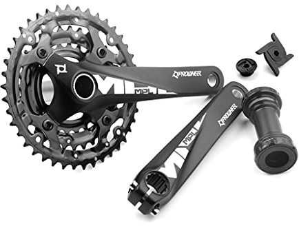 WELLDOER ​​​Rundkette Mountain Ritzel 9/10/11S 24T/32T/42T 104BCD Ultraleicht Kettenrad Kurbelgarnitur Mountain Kettenrad