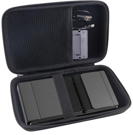 WERJIA Funda rígida compatible con teclado Bluetooth plegable ProtoArc, XK01/XK01 TP/XK01 Plus, teclado portátil inalámbrico plegable con teclado numérico (solo bolsa)