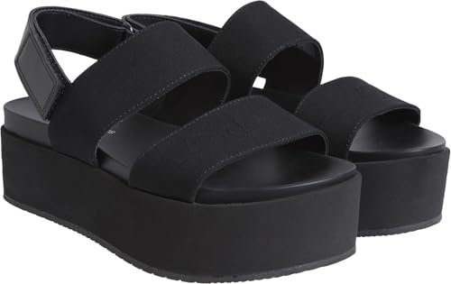 Calvin Klein Flache Damen-Sandalen Yw0yw01788, Black Triple Black, 40 EU