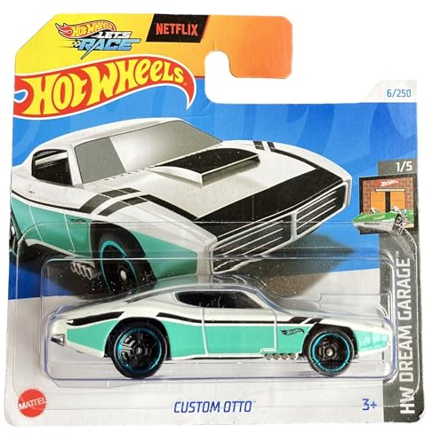 Hot Wheels - Custom Otto - HW Dream Garage 1/5 - HTC85 - Short Card - Netflix Let´s Race - Mattel 2024-1:64