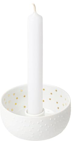 Räder Kerzenschälchen Punkte D.9,4cm, H.5cm