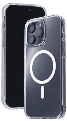 BRELIE PRO Magnetic Phone Case with Privacy Screen Protector, Compatible with iPhone 16 Pro Max, Wireless 20W Charging, Shockproof, Anti-Scratch Clear