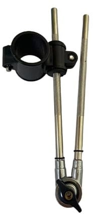 Oshhni Drum Rack Clamp Elektronisches Schlagzeug Drum Set Clamp Drum Zubehör Ersatz Tragbarer Tom Halter Drum Montageklemme