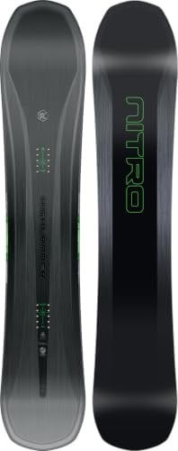 Nitro Snowboards Herren Highlander, Highend All-Mountain Carving Camber Board mit Koroyd Core Technologie Wide & Mid-Wide