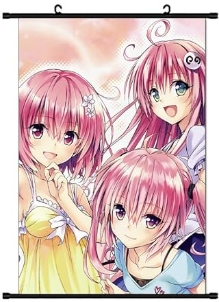 Anime Golden Darkness Scroll Poster, Nana Astar Deviluke Hängendes Wandbild, Kunstbild für Zuhause, Wohnzimmer, Schlafzimmer, dekorativ, 40 x 60 cm