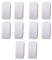 5x confezione 2pz (10pz) Tappo, falso polo, Moduli Bianchi, Compatibile Con BTicino Living, frutti, interruttori, pulsanti, deviatori, dimmer, sensori, PIR, Per Placche originali e compatibili
