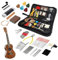 E -Gitarren -Tool -Kit, Gitarren -Setup -Kit - 72x Wartungskit mit Tragetasche | String Instrument Care mit Strings Picks Bridge Pins, Zubehör für E -Gitarre