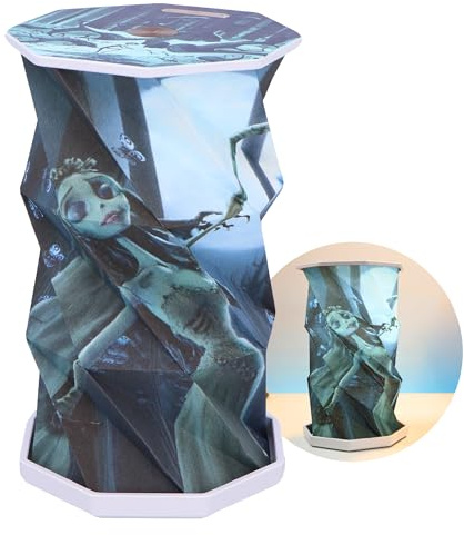 Nemesis Now Corpse Bride Tim Burton Collectible Travel LED Lamp | Foldable, Touch-Activated, USB-C Light