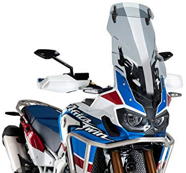 Puig 9157H Touring Windscreen With Visor improved wind protection, Smoke