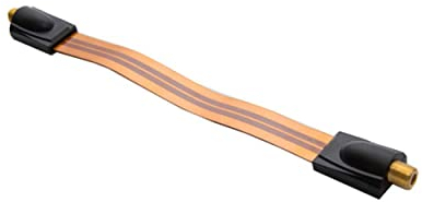 Premium X Fensterdurchführung Flachkabel für Fenster und Türen extra flach SlimLine Kupplung SAT-Antennenkabel Durchführung 24 cm