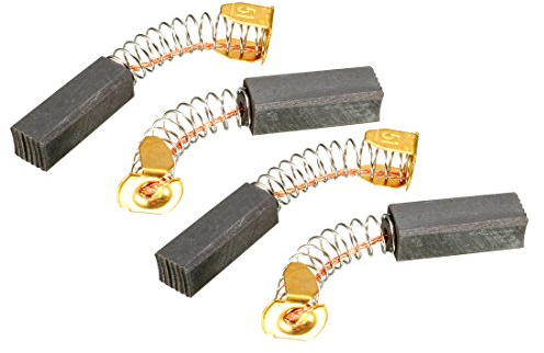 sourcing map Escobillas de Carbón 4 Piezas, 20mm x 7mm x 6mm, para Herramienta Eléctrica Rueda de Andar Motor de Elevación, Pieza de Reparación de Repuesto