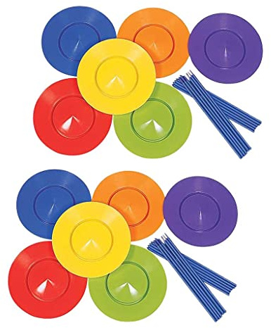 Menolana 12 Set Plastic Juggling Sticks Performance Props