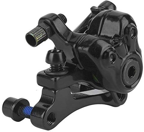 V GEBY E-Scooter Disc Brake Caliper, Scooter Disc Brake Mechanical Disc Brake Calipers Rear Calipers Mount Spare Parts Gear Accessories (Black)
