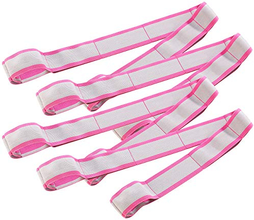 Speeron Fitness Gummibänder: 4er-Set Fitnessbänder - Gummibänder mit Handschlaufen, 85 cm (Fitness-Band, Elastikband mit Schlaufen, Fitnessgeräte)