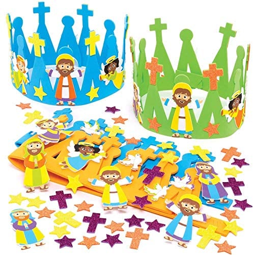 Baker Ross Kronen für die Karwoche, 3 Stück, christliches Osterbasteln für Kinder (AX815)