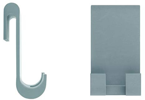 Libaro XXL Duschabzieher FARINI Edelstahl mit Silikon-Haken Duschwischer Fensterabzieher für Bad Dusche Fliesen Fenster (Haken)